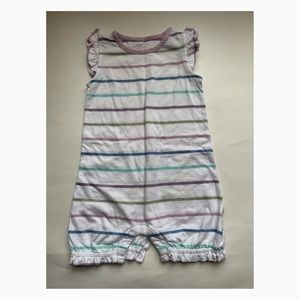 🍭3 FOR 10 Used Egg Baby Basics Girls One Piece - Size 12-18 Months